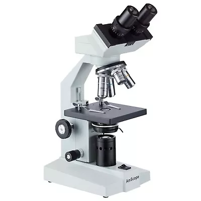 Buy AmScope B100B-MS Compound Binocular Microscope • 150$