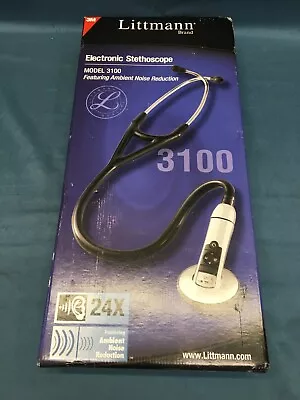 Buy Littmann 3100 Electronic Stethoscope 3100HG Green • 199.99$