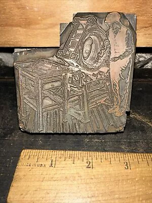Buy Printing Block “ Man Repairing A Machine “ Nice Image. • 28$