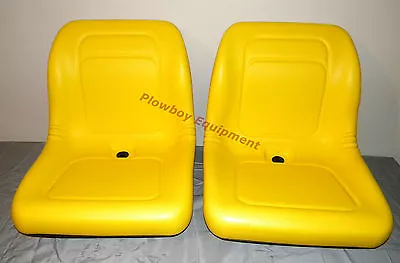 Buy 2 Yellow Vinyl Seats For John Deere Gator Model E-Gator CS CX 4x4 Trail HPX TE • 215.95$