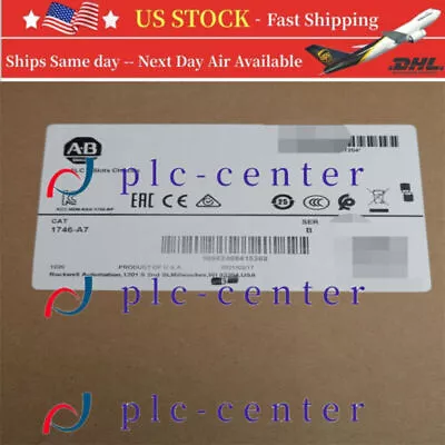 Buy Surplus New Allen Bradley 1746-A7  SLC 500 7-Slot Modular Chassis For 1746-A7 • 154.78$