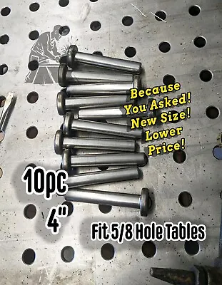 Buy 10-Pack Welding Table Locating Pins 5/8 X 4  Fixture Table Stop Pins • 56.99$