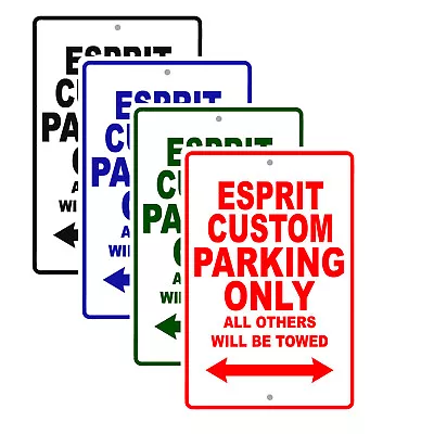 Buy Esprit Custom Parking Only Boat Ship Yacht Marina Lake Dock Aluminum Metal Sign • 12.99$