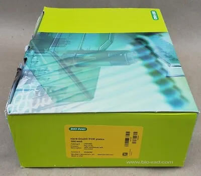 Buy Box Of 50 Bio-Rad 384-Well Hard Shell PCR Plates W/ Bar Codes HSP3905 • 175$