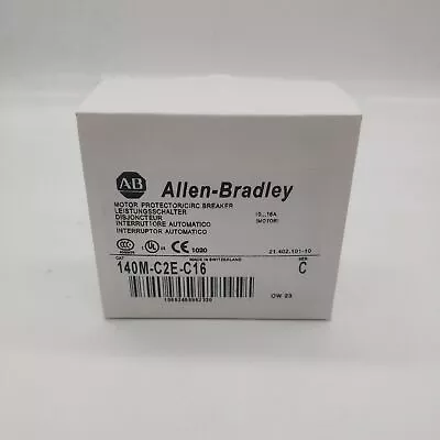 Buy 1PC New In Box Allen Bradley 140M-C2E-C16 Circuit Breaker Motor Protection AB  • 109.59$