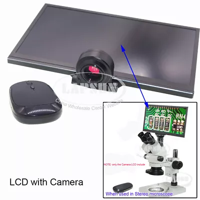 Buy 11.6  60FPS C-Mount Industry Camera IPS LCD Monitor / Stereo Microscope Set /10A • 629$