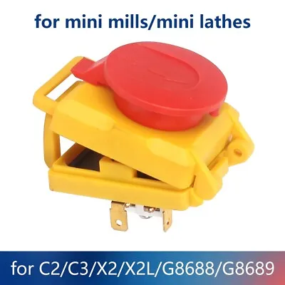 Buy Mini Mill/Mini Lathe Emergency Stop Switch For SIEG C2/X2/G8688/G8689/CX605 • 26.88$