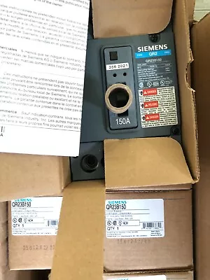 Buy Siemens Qr23b150 3 Pole 150 Amp Circuit Breaker Qr2 New In Box • 332.50$