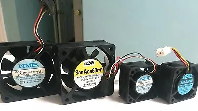 Buy SanAce 40 And 60WF Plus NMB 40 And 60 Mm Mat Fans (Lot Of 4) For Servo Motors • 26.55$