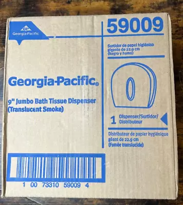 Buy Georgia Pacific 9  Jumbo Bath Tissue Dispenser Translucent Smoke No 59009 • 19.99$