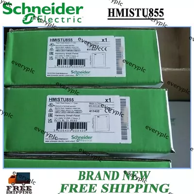 Buy 1PC New In Box Schneider HMI HMISTU855 Schneider Electric Touchscreen HMISTU855 • 1,007.99$
