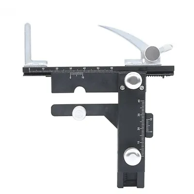 Buy Microscope X-Y Movable Caliper Vernier Attachable Mechanical Stage 0-60mm Scale • 24$