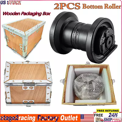 Buy 2PCS Bottom Roller Fit Kubota KX71-3 KX71-3S Excavator Undercarriage Track • 234.99$