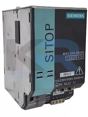 Buy TESTED Siemens 6EP1 333-3BA00 Sitop Power Supply 24VDC 120W 5A 50/60Hz 1/2Ph • 94.99$