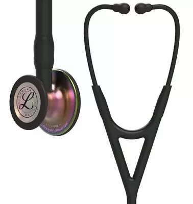 Buy Littmann Cardiology IV Stethoscope, Rainbow-Finish Chest Piece, Black Tube, 6165 • 219.95$