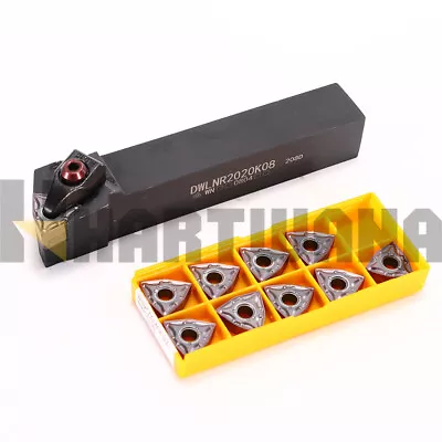 Buy Carbide Indexable Turning TOOL HOLDER WNMG With Carbide Inserts WNMG080404 10PCS • 58.50$