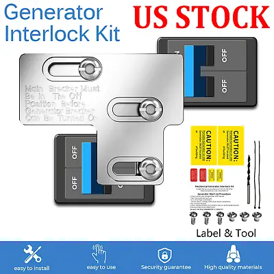 Buy Billet Generator Interlock Kit For Siemans Or ITE 100 Amp Panels Aluminum US • 35.69$