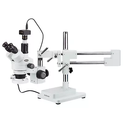 Buy AmScope 3.5X-90X Inspection Zoom Stereo Microscope + 10MP USB Camera • 863.99$