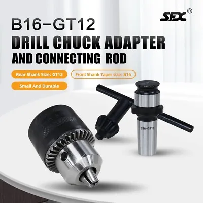 Buy B16-GT12 Drill Chuck Adapter & Connecting Rod Drill Chuck Adapter For M16 Tapper • 59$