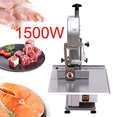 Buy 1500W Commercial Home Electric Bone Saw Machine Frozen Meat/Fish Cutting Machine • 505.05$