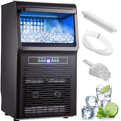 Buy VEVOR 70LBS/24H Countertop Ice Maker Built-in Ice Cube Machine W/Water Filter • 192.99$