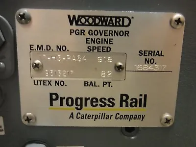 Buy Woodward PGR Governor (Progress Rail Locomotive Governor) (UTEX PN: 9513217)  • 1,920.16$
