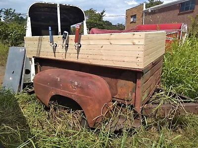 Buy Rustyc 3 Tap Beer Trailer International Harvest Truck Bed Mobile Bar. • 1,950$