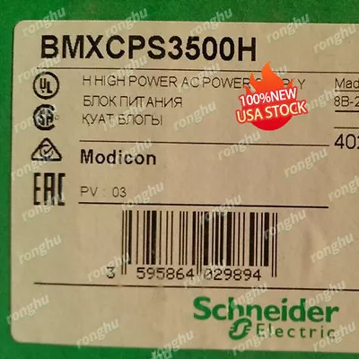 Buy Schneider BMXCPS3500H Electric Modicon New Sealed Free Shipping • 768$