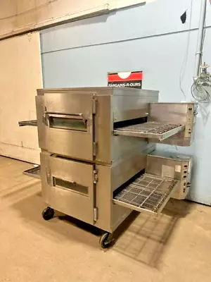Buy Lincoln Impinger 1450 & 1200, Double Stacked Nat Gas, 32 W Conveyor Pizza Oven • 7,199.99$