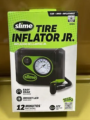 Buy Slime Tire Inflator Jr. Black 12V 100 PSI Analog Tire Inflator/Gauge • 20.51$
