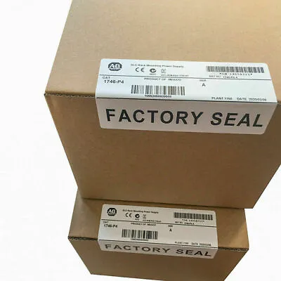 Buy Allen-Bradley 1746-P4 Ser A SLC 500 Power Supply Module 1746P4 New Factory Seal • 226.99$
