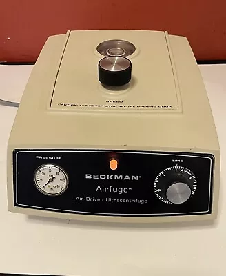 Buy Beckman Coulter Airfuge Air-Driven Ultracentrifuge Cat. No. 350624 • 199$