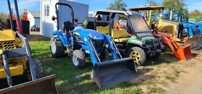 Buy 2014 New Holland Boomer 24 Compact Loader Tractor. 166 Hours!! 4wd Hydrostatic!! • 13,995$