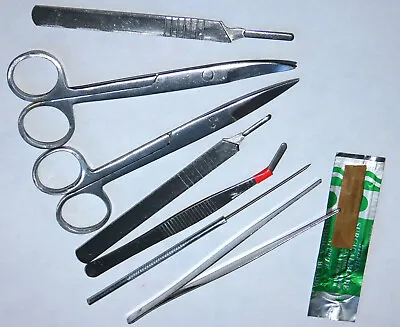Buy 7 Pices Student Dissection Kit Biologh Lab Dissecting Tool Set New • 7.29$