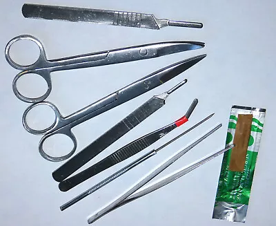 Buy 7 Pices Student Dissection Kit Biologh Lab Dissecting Tool Set New • 6.93$