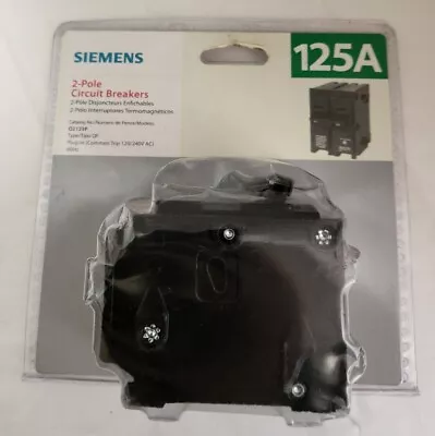 Buy Siemens Q2125P 125 Amp Double-pole Type QP Circuit Breaker - Black • 45$