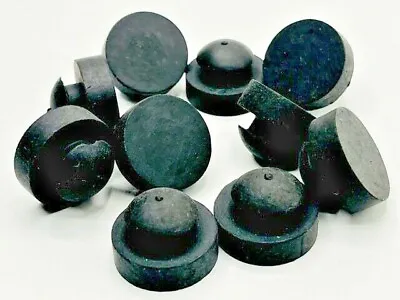 Buy 5/16” Tall Rubber Push-In  Bumper, Fits 1/2” Hole X 1” Head OD (8 Pieces) • 10.99$