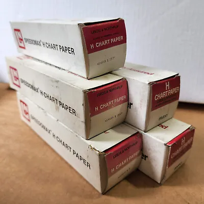 Buy Lot Of 5 Rolls Boxes SPEEDOMAX H CHART PAPER LEEDS And NORTHRUP  • 29.95$