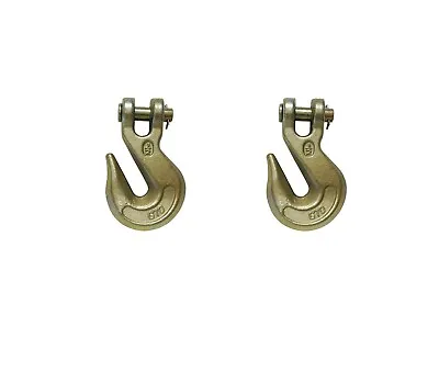 Buy 2 Pack G70 1/2  Clevis Grab Hooks Tow Chain Hook Flatbed Truck Trailer Tie Down • 25.98$