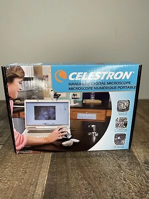 Buy CELESTRON Handheld Digital Microscope, Model No. 44302-B, New In Box • 29.95$