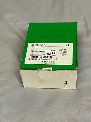 Buy Schneider Electric LC1D18G7 3 Pole 120V Contactor • 38.99$