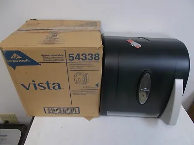Buy Georgia Pacific 54338 Vista Push Paddle Roll Paper Towel Dispenser • 20$