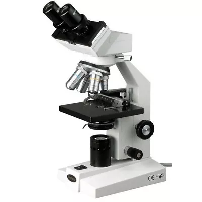 Buy AmScope 40X-1000X Binocular Biological Microscope W/ Mech. Stage • 259.99$