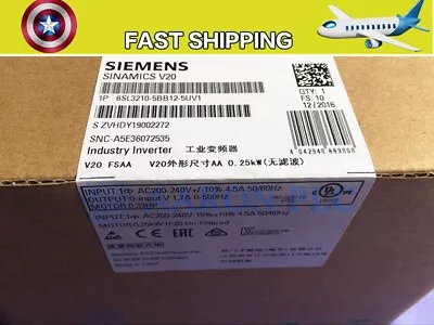 Buy 1pcs 1psc New In Box Siemens 6sl3210-5bb12-5uv1 6sl32105bb125uv1 Free Ship • 207.31$