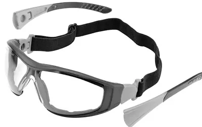 Buy Delta Plus Go-Specs II Safety Glasses Black Frame, Clear Anti-Fog Lens • 12$