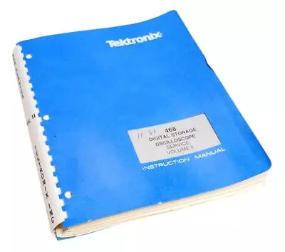 Buy Tektronix 468 Digital Storage Oscilloscope Service Instruction Manual Volume II • 39.99$