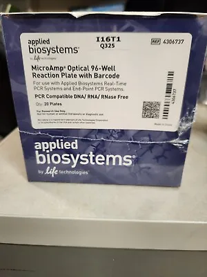 Buy Applied Biosystems 96 Well Reaction Plates With Barcode • 70$