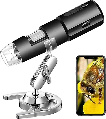 Buy Wireless Digital Microscope,50x-1000x Portable Handheld Mini WiFi USB Microscope • 68.99$