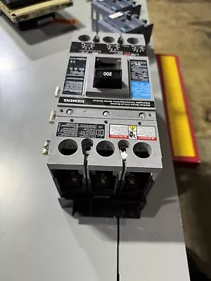 Buy Siemens FXD63B200C 3 Poles 200A 600V Molded Case Circuit Breaker • 800$