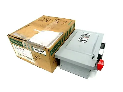 Buy New Siemens Hnf361 Safety Switch 30a 600v 3p • 200$